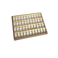 Печатный алфавит на пластиковых табличках. Красный. - «globural.ru» - Архангельск