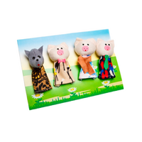 Набор пальчиковых кукол к сказке "Три поросенка" - «globural.ru» - Архангельск