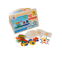 Игровой набор Фребеля "Узоры. Дымковская игрушка" (серия "Красота вокруг нас") - «globural.ru» - Архангельск