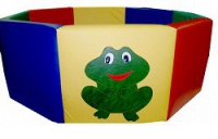 Сухой бассейн восьмигранный с аппликацией - «globural.ru» - Архангельск