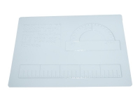 Пособие для слабовидящих детей "Координатная плоскость 3 вида, транспортир и линейка" - «globural.ru» - Архангельск