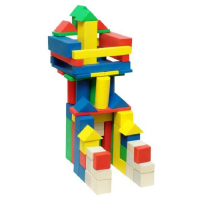 Конструктор деревянный "МегаСтроитель цветной" - «globural.ru» - Архангельск
