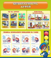 Стенд "Безопасность детей" (вариант 1) - «globural.ru» - Архангельск
