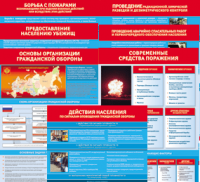 Комплект таблиц Основы гражданской обороны МЧС РФ (13 штук)	 - «globural.ru» - Архангельск
