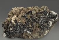 Кристаллы апофиллита, ильваита и кварца на породе - «globural.ru» - Архангельск