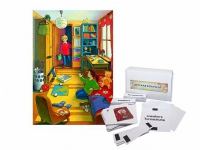 Магнитно-маркерный плакат "Детская комната" с набором магнитных карточек + методические рекомендации (иностранный язык) - «globural.ru» - Архангельск