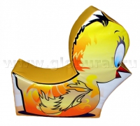 Напольная игрушка "Цыпленок" с шелкографией (ВИК) - «globural.ru» - Архангельск