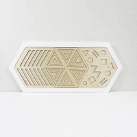 Декоративная тактильная панель - «Рельефные многоугольные формы» - «globural.ru» - Архангельск