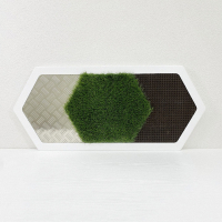 Декоративная тактильная панель 3в1 - «Сталь, Трава, Колючки» - «globural.ru» - Архангельск