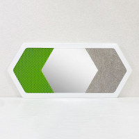 Декоративная тактильная панель 3в1 - «Ворс, Зеркало, Резина» - «globural.ru» - Архангельск