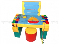 Дидактический стол с пуфиком вариант 2 (ВИК) - «globural.ru» - Архангельск