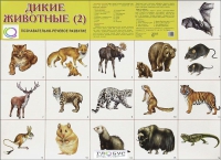 Раздаточные карточки "Дикие животные" часть 2 - «globural.ru» - Архангельск