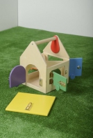 Тактильно-развивающий комплекс "Домик с дверцами и замочками" - «globural.ru» - Архангельск