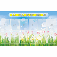 Стенд "Наши достижения" с 12 карманами - «globural.ru» - Архангельск