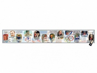 Интерактивный стенд-лента "Выдающиеся спортсмены, деятели физической культуры, спорта и олимпийского движения" адаптивный, с сенсорным пультом управления и планшетом со шрифтом Брайля (физическая культура) - «globural.ru» - Архангельск