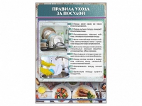 Стенд "Правила ухода за посудой" - «globural.ru» - Архангельск