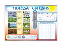 Стенд-уголок маркерный "Погода сегодня" - «globural.ru» - Архангельск
