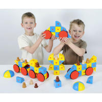 Набор Полидрон Магнитные блоки 3D Супер (комплект на группу, 68 деталей) - «globural.ru» - Архангельск