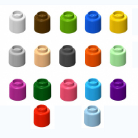  Элемент конструктора одиночный одноцветный Color Blocks 100 штук - «globural.ru» - Архангельск