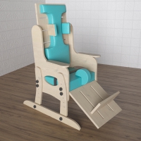 Стул для ребенка с ОВЗ с регулируемой подножкой «Адаптация» №2 - «globural.ru» - Архангельск