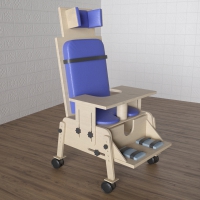 Стул для ребенка с ОВЗ «Новые горизонты» №3 со столешницей синий - «globural.ru» - Архангельск