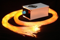 Пучок фибероптических волокон с боковым точечным свечением «Звёздный дождь» 150х2 м в комплекте с источником света - «globural.ru» - Архангельск