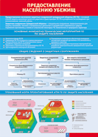 Таблица Предоставление населению убежищ 1000*1400 винил - «globural.ru» - Архангельск