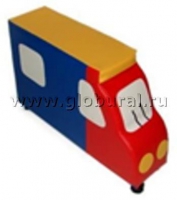 Напольная мягкая игрушка "Грузовик" каталка - «globural.ru» - Архангельск