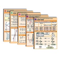 Комплект таблиц по всему курсу алгебры (50 шт., А1, полноцв, лам.) - «globural.ru» - Архангельск