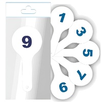 Касса-веер цифр от 0 до 9 - «globural.ru» - Архангельск