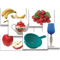 Набор предметных картинок "Фрукты, ягоды, орехи. Посуда" - «globural.ru» - Архангельск