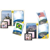 Настольно-печатная игра "Флаги стран мира 2. Азия, Африка, Австралия, Америка" - «globural.ru» - Архангельск