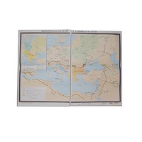 Учебная карта "Византийская империя и славяне в VI - ХI в.в. 1040*1420 мм" (матовое, 2-стороннее лам.) - «globural.ru» - Архангельск