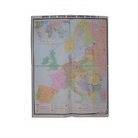 Учебная карта "Европа после 1-ой мировой войны" 1400*1060 мм (матовое, 2-стороннее лам.) - «globural.ru» - Архангельск