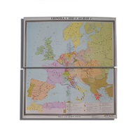 Учебная карта "Европа с 1815 - 1849 г.г." 1180*1070 мм (матовое, 2-стороннее лам.) - «globural.ru» - Архангельск