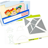 Игровой набор "Танграм" (с комплектом карточек) - «globural.ru» - Архангельск