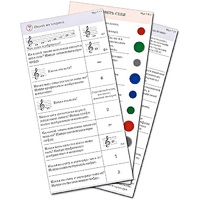 Комплект карточек (10) "Обучающий калейдоскоп. Музыкальные термины" - «globural.ru» - Архангельск