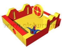 Игровой бассейн "Замок" с аппликациями и игровыми элементами - «globural.ru» - Архангельск