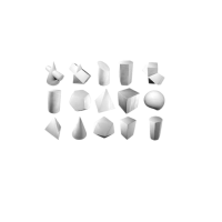 Комплект гипсовых моделей геометрических тел  - «globural.ru» - Архангельск