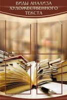 Стенд "Виды анализа художественного текста" - «globural.ru» - Архангельск