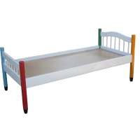 Кровать детская "Карандаш" 1400х600х600 настил ДВП  - «globural.ru» - Архангельск