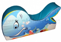 Напольная игрушка "Кит" с шелкографией (ВИК) - «globural.ru» - Архангельск