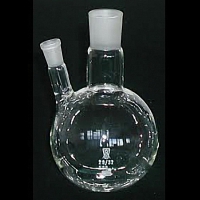 Колба круглодонная с двумя горловинами и шлифами 100 мл. - «globural.ru» - Архангельск