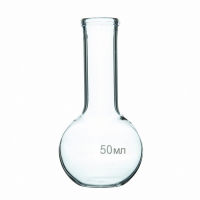 Колба плоскодонная 50 мл. - «globural.ru» - Архангельск