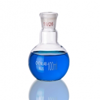 Колба плоскодонная со шлифом 100 мл. - «globural.ru» - Архангельск