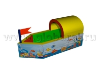 Сухой бассейн "Кораблик" с шелкографией - «globural.ru» - Архангельск