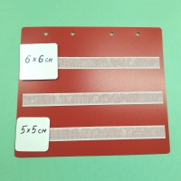 КРАСНЫЙ лист-вкладыш в папку ПЕКС БОЛЬШАЯ для карточек 5*5 и 6*6 см - «globural.ru» - Архангельск