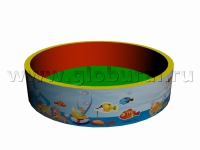 Сухой бассейн круглый (с шелкографией) - «globural.ru» - Архангельск