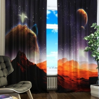 Комплект светонепроницаемых штор "Марсианская одиссея" - «globural.ru» - Архангельск