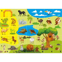 Тематическое поле-маршрутизатор «Зоопарк» для мини-робота Bee-Bot - «globural.ru» - Архангельск